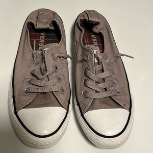 Converse Allstar  sneakers size 7. Gray. Like new! Clean and ready to wear!